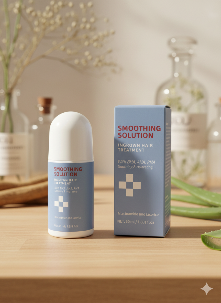 Smoothing Solution – Traitement anti-poils incarnés (50 ml)